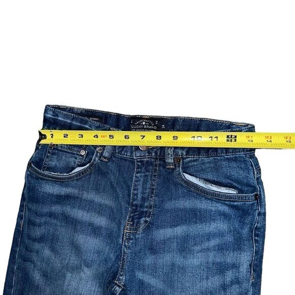 LUCKY BRAND Youth Medium Wash Authentic Skinny Jean Size 14 - Picture 6 of 8